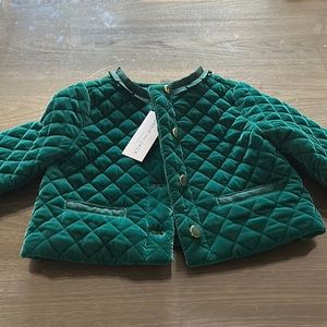 Bolero quilted jacket NWT size 3-4 toddler Janie and Jack